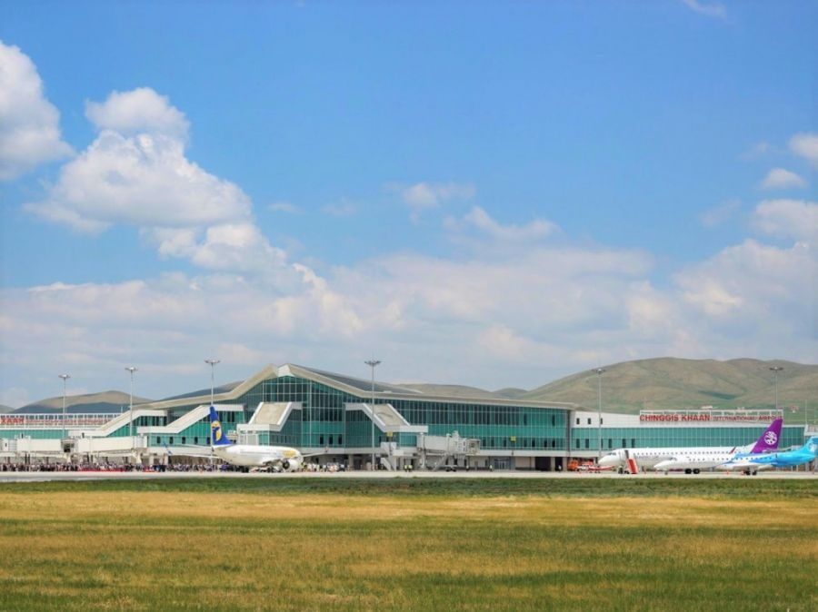 Arrivals hall at Chinggis Khaan International Airport